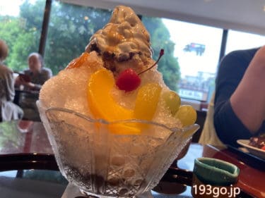 【吉祥寺 かき氷】サンロードで食べるクリームあんみつのかき氷。甘味の種類が豊富「麻布茶房」