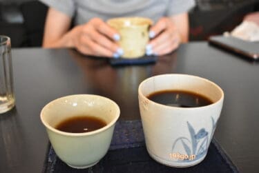 吉祥寺「珈琲 笠間」豆の種類と量を選べるネルドリップのコーヒー。ゆっくり滴る丁寧な一杯、時の流れもゆったり