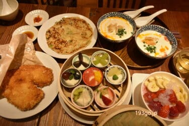 新宿　騒豆花で1日まるっと台湾グルメ旅。台湾の朝食、ランチ、夜市にスイーツ…人気のフルーツ豆花に顔より大きいハート型ジーパイも