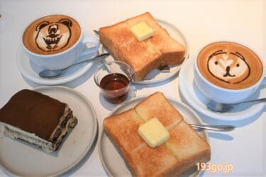 吉祥寺の人気カフェ「リュモンコーヒースタンド」のモーニングへ　たっぷりバターの厚切りバタートースト“サクジュワ”がたまらない！キュートなラテアートも
