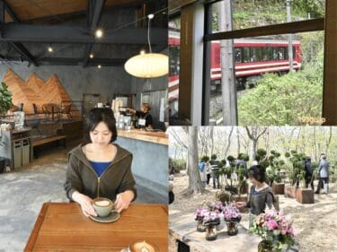 箱根登山鉄道に乗って　強羅駅近くの「COFFEE CAMP」、1周年の「ニコライ バーグマン 箱根 ガーデンズ」へ