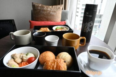 【朝食リポ】「からくさホテルプレミア東京銀座」でインルームブレックファスト！和食と洋食が日替わり　スープとパンとコーヒーでゆったり