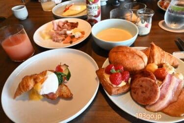 【朝食リポ】「ザ・リッツ・カールトン福岡」クラブラウンジの朝食へ！選べる卵料理とクロッフル　明太フランスもお気に入り