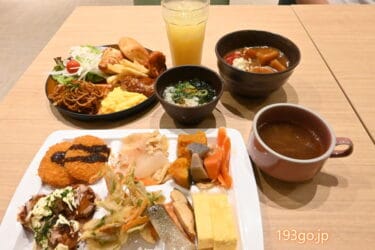 【朝食リポ】大阪「スパワールド」新館に泊まってみた！朝食ビュッフェはたこ焼き、かすうどん、カレー、焼きたてワッフル