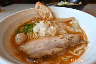 茨城・つくばで人気の「はりけんラーメン」へ！ランチの混雑具合は？鶏そば塩　とろみのある濃厚白湯スープを堪能
